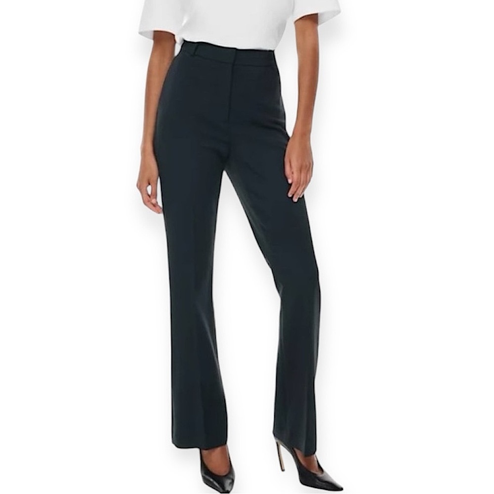 Aritzia Babaton Program High Waist Flare Leg Trouser Pants